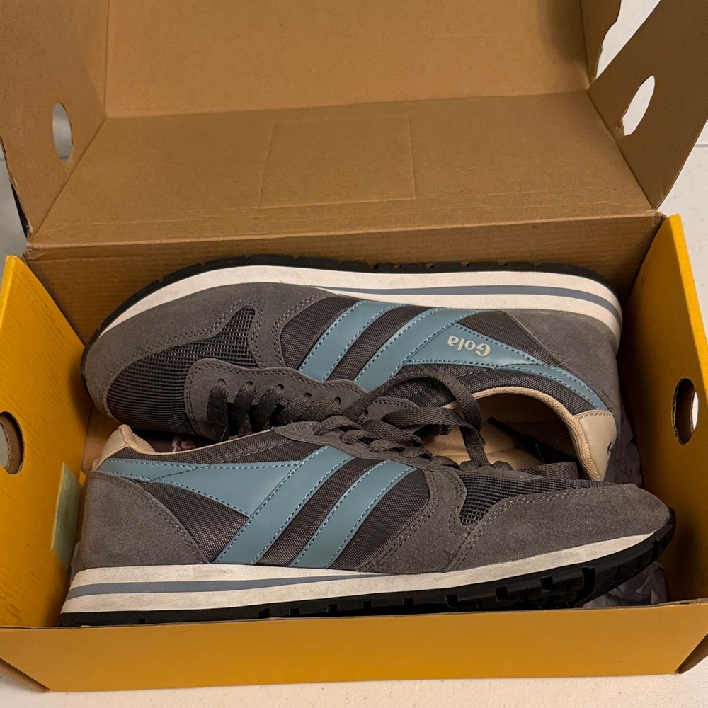 Gola Daytona 
Color: Ash/Dusty Blue/ Blossom
Size: US 9